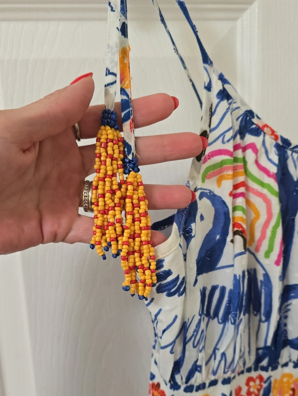 Farm Rio Wild Brazil Midi Dress Size S - Picture 3 of 7